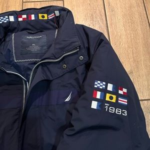 Navy Blue Vintage Nautica Jacket